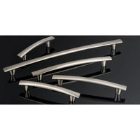 Contemporary Pull, 12-5/8" Center-to-Center, Brushed Nickel alt 0