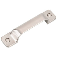 Transitional Cup Pull, 3-3/4" Center-to-Center, Brushed Nickel alt 0