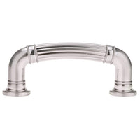 Traditional Pull, 3" Center-to-Center, Brushed Nickel alt 0
