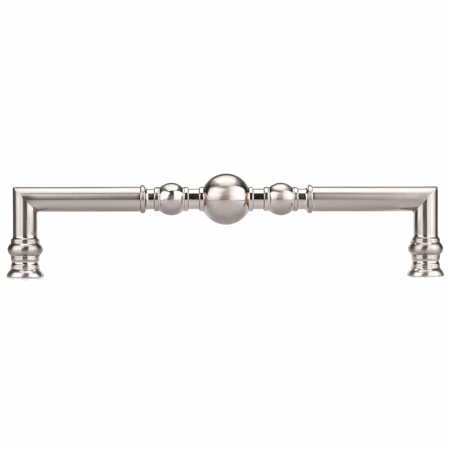Traditional Pull, 7-9/16" Center-to-Center, Brushed Nickel alt 0