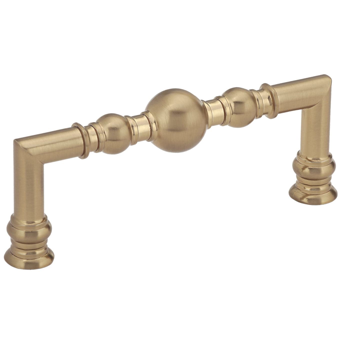 Traditional Pull, 3-3/4" Center-to-Center, Champagne Bronze alt 0