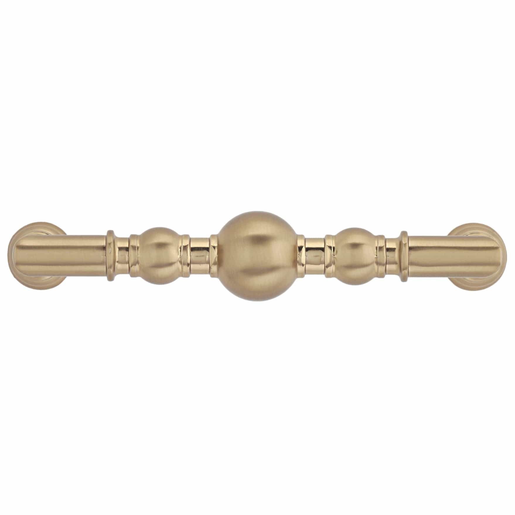 Traditional Pull, 3-3/4" Center-to-Center, Champagne Bronze alt 0