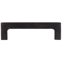 Traditional Barn Door Pull, 5-1/16" Center-to-Center, Matte Black alt 0
