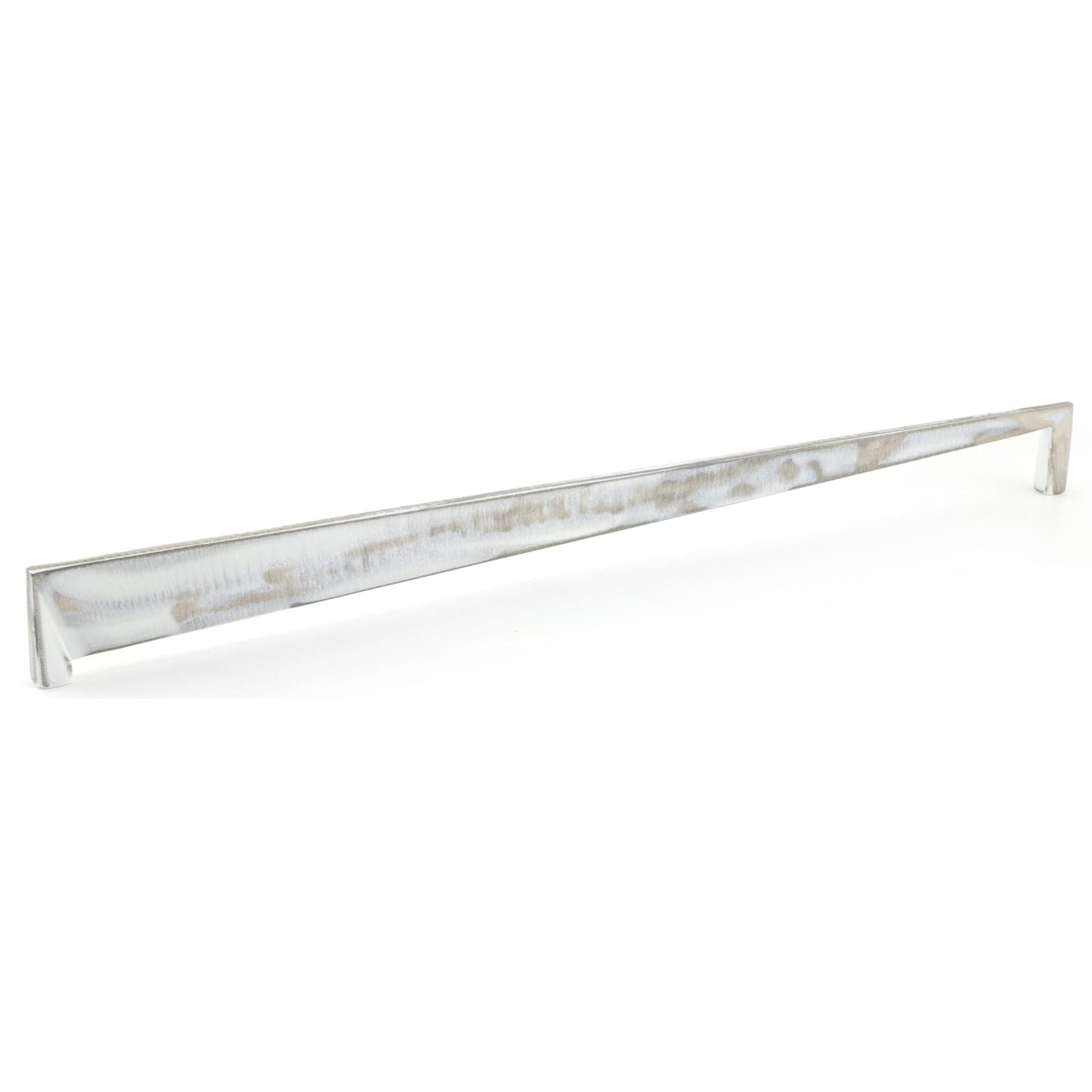 Contemporary Pull, 12-5/8" Center-to-Center, Brushed Industrial White alt 0