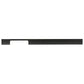 Contemporary Pull, 12-5/8" Center-to-Center, Matte Black alt 0