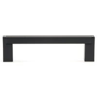 Contemporary Pull, 3-3/4" Center-to-Center, Matte Black alt 0