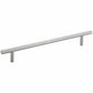 Contemporary Pull, 7-9/16" Center-to-Center, Stainless Steel alt 0