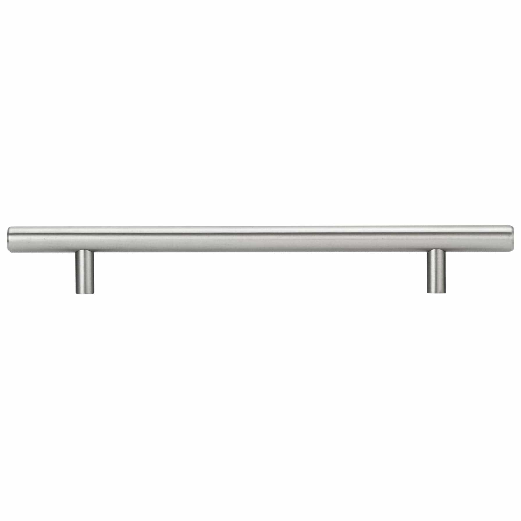 Contemporary Pull, 7-1/8" Center-to-Center, Antibacterial, Stainless Steel alt 0