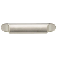 Contemporary Pull, 3-3/4" Center-to-Center, Brushed Nickel alt 0