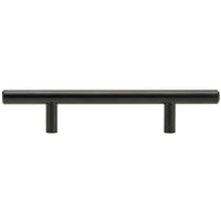 Contemporary Pull, 3-3/4" Center-to-Center, Matte Black alt 0