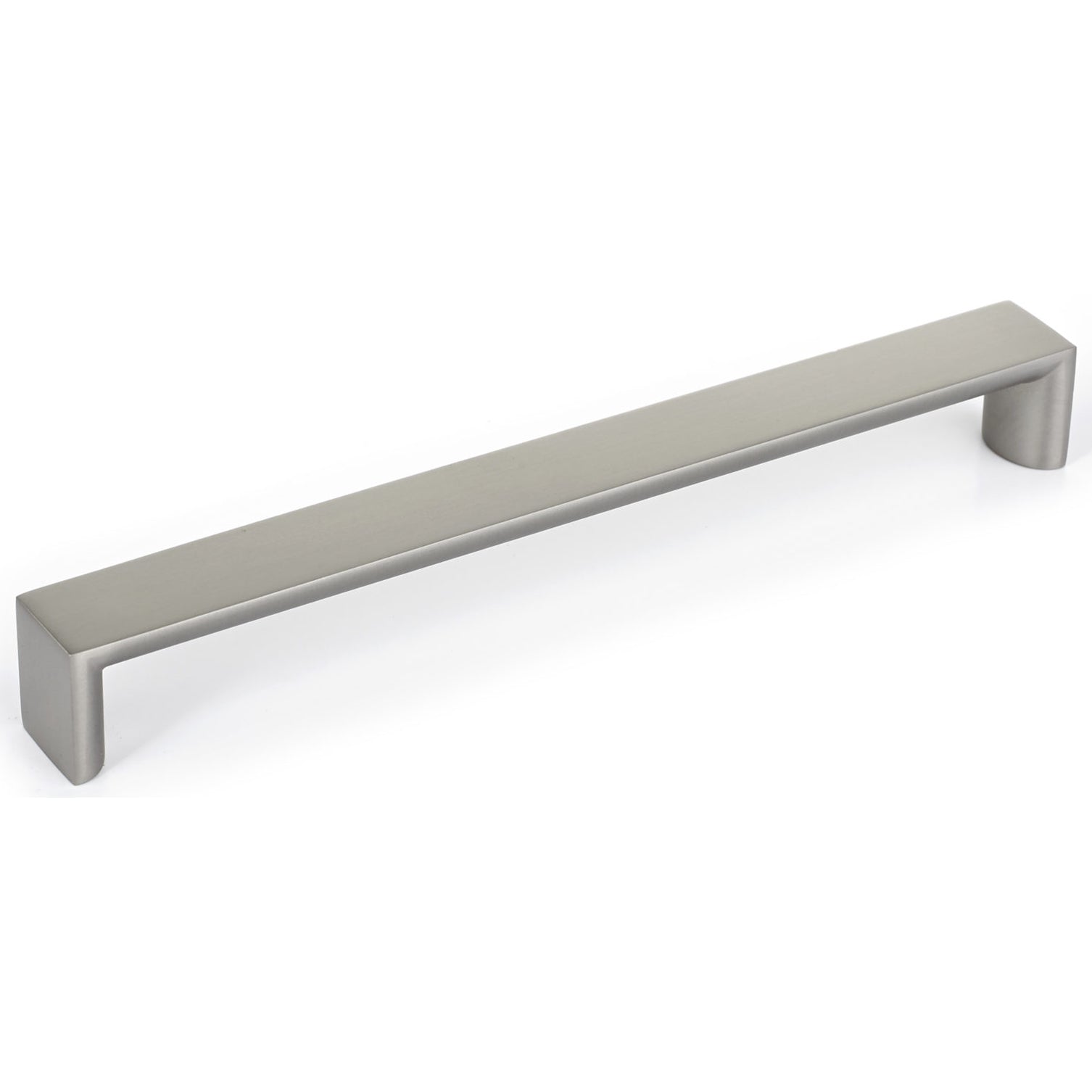 Contemporary Pull, 7-9/16" Center-to-Center, Brushed Nickel, Low Luster alt 0