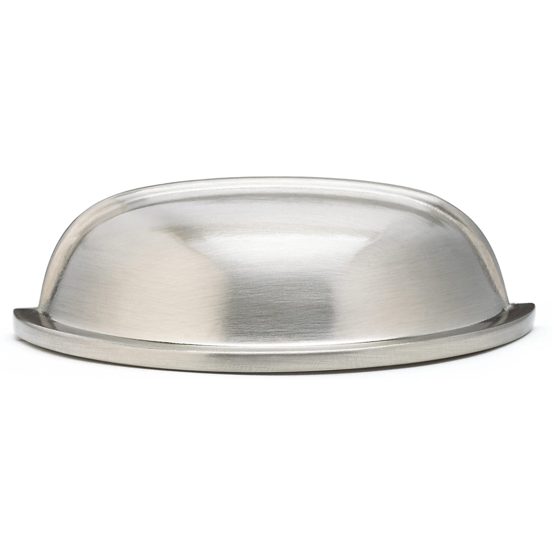 Traditional Cup Pull, 3" Center-to-Center, Brushed Nickel alt 0