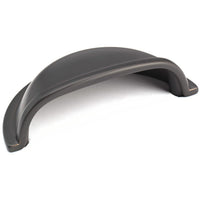 Traditional Cup Pull, 3" Center-to-Center, Oil-Rubbed Bronze alt 0