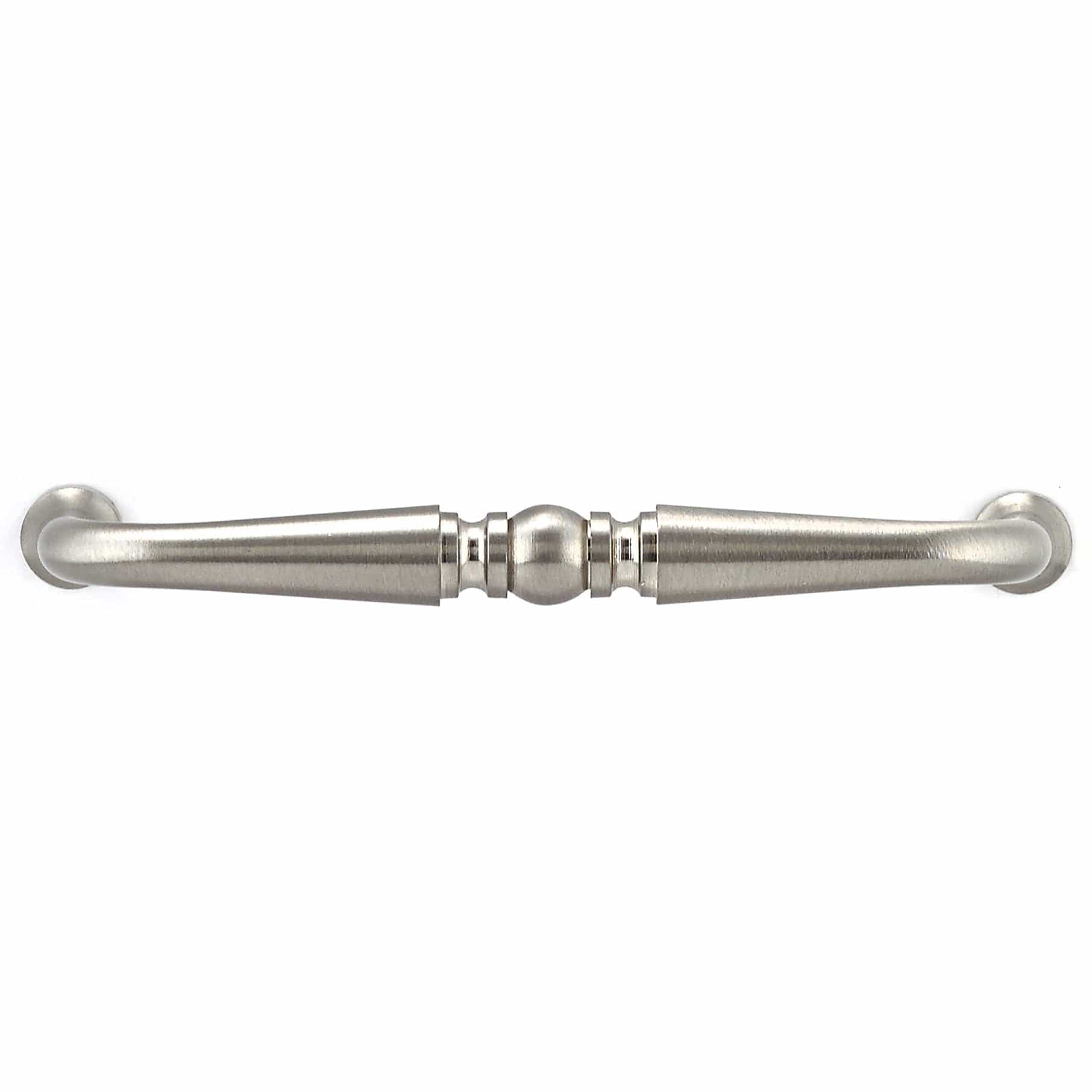 Traditional Pull, 3-1/2" Center-to-Center, Brushed Nickel alt 0