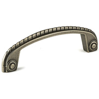 Traditional Pull, 3-3/4" Center-to-Center, Pewter alt 0