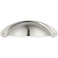Traditional Cup Pull, 3" Center-to-Center, Brushed Nickel alt 0