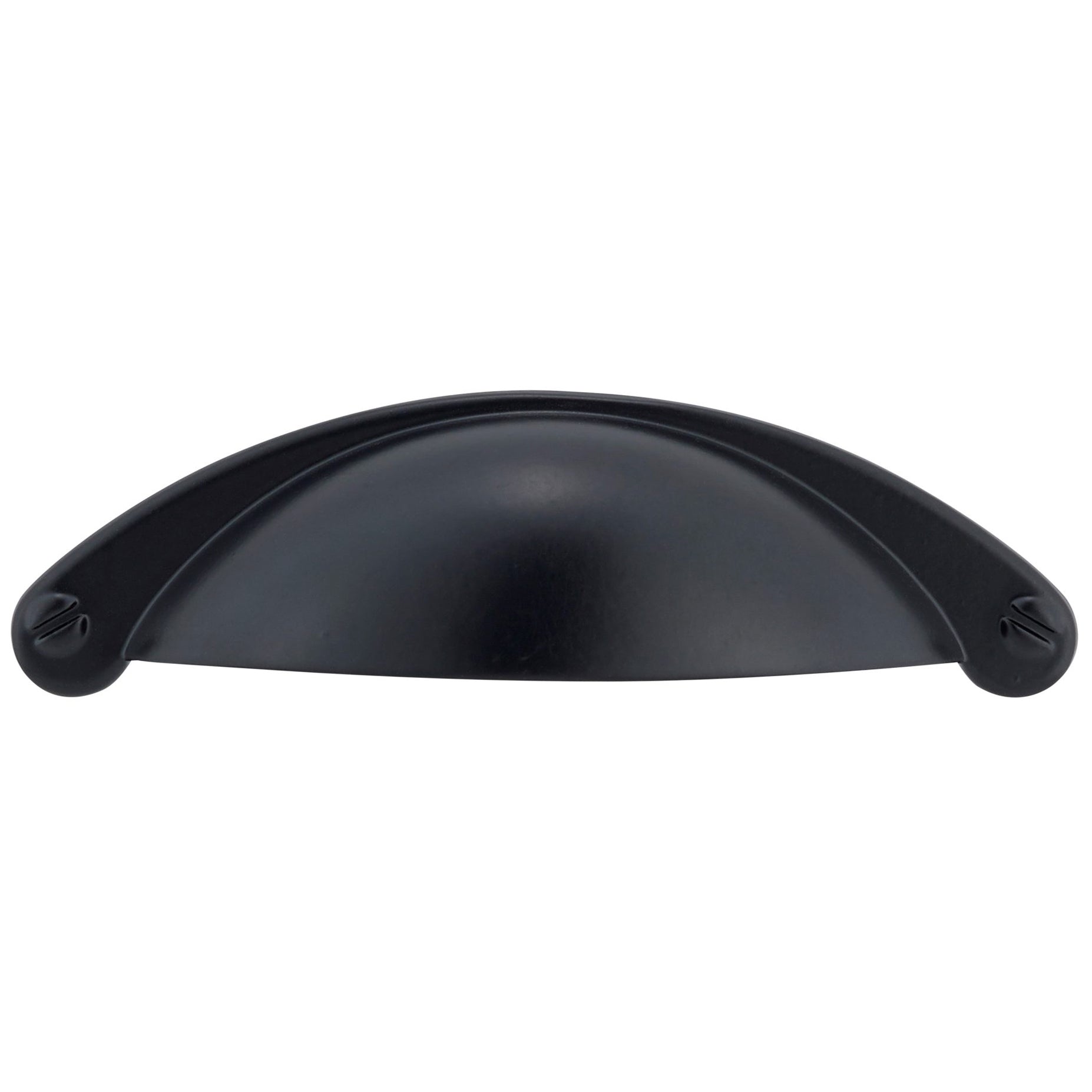 Traditional Cup Pull, 2-1/2" Center-to-Center, Matte Black alt 0
