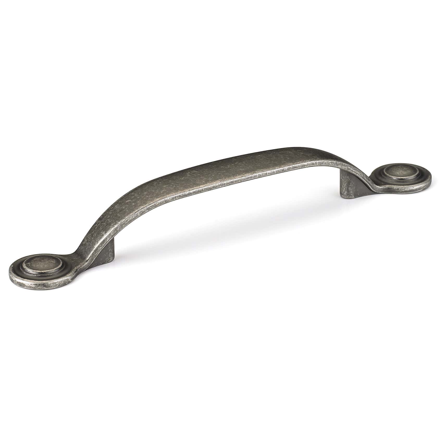 Traditional Pull, 3-3/4" Center-to-Center, Pewter alt 0