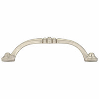 Traditional Pull, 3-3/4" Center-to-Center, Brushed Nickel alt 0