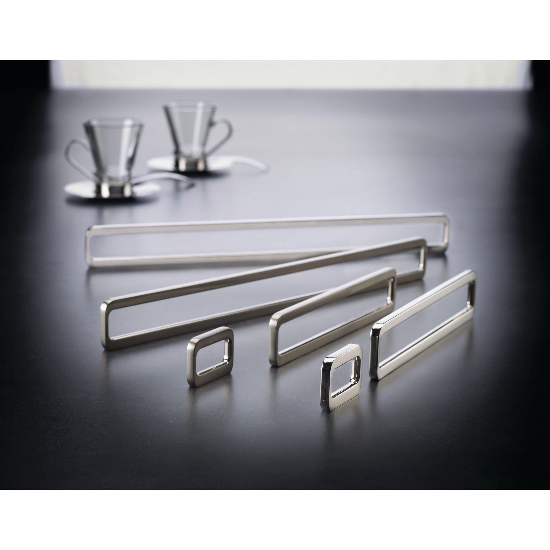 Contemporary Pull, 12-5/8" Center-to-Center, Brushed Nickel alt 0