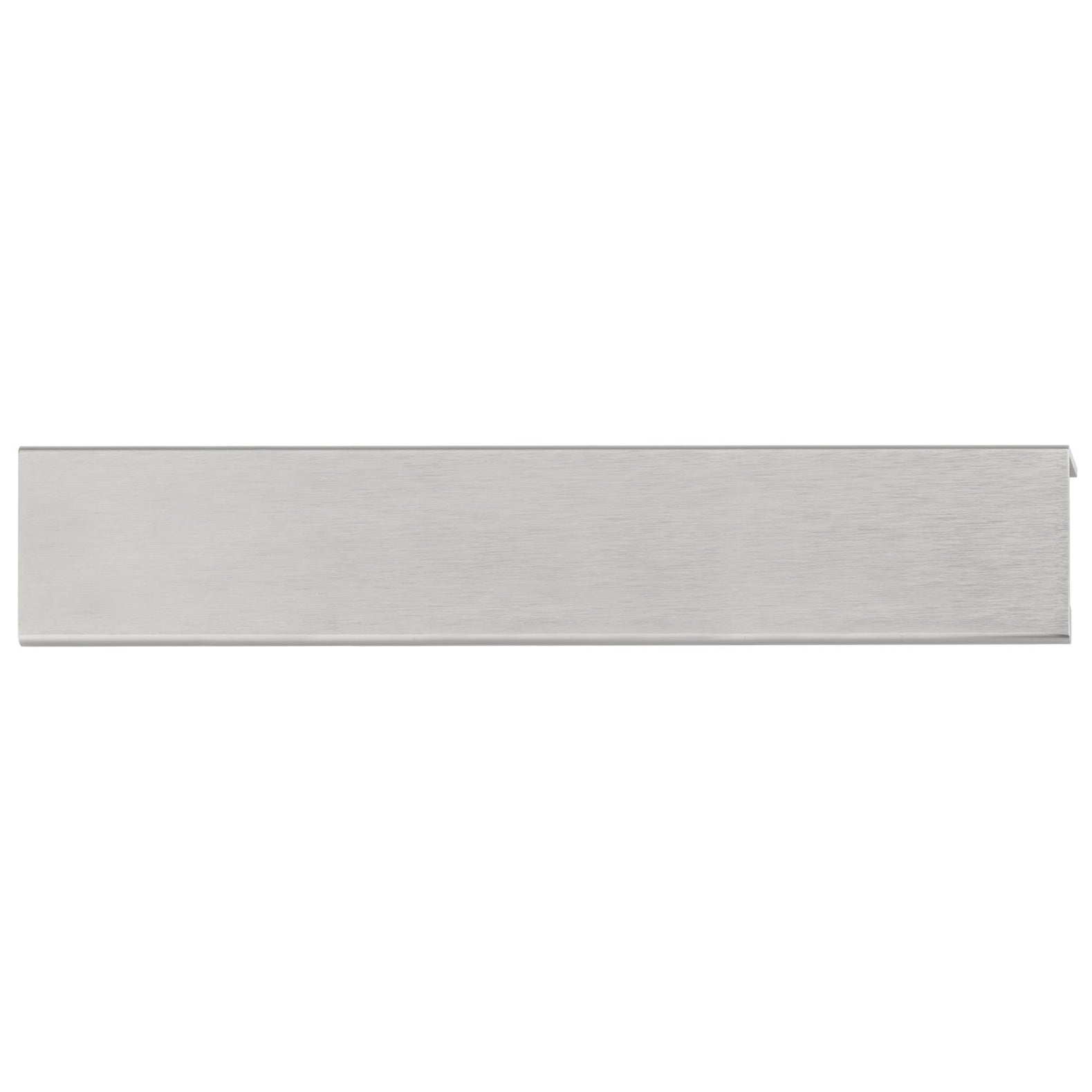 Contemporary Edge Pull, 7-9/16" Center-to-Center, Stainless Steel alt 0