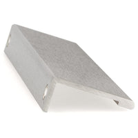 Contemporary Edge Pull, 7-9/16" Center-to-Center, Stainless Steel alt 0