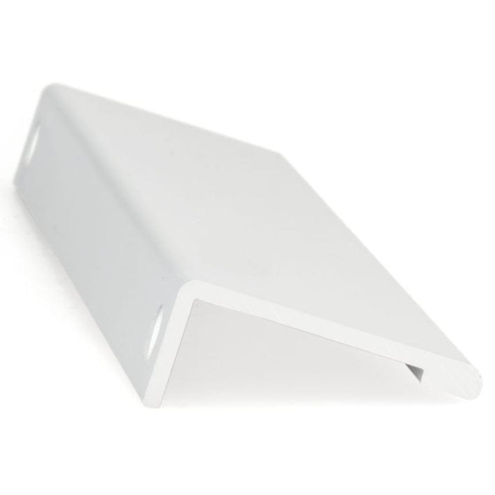 Contemporary Edge Pull, 7-9/16" Center-to-Center, White alt 0