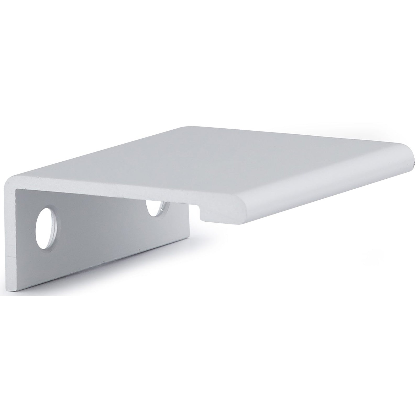 Contemporary Edge Pull, 1-5/16" Center-to-Center, Aluminum alt 0