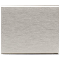 Contemporary Edge Pull, 1-5/16" Center-to-Center, Stainless Steel alt 0