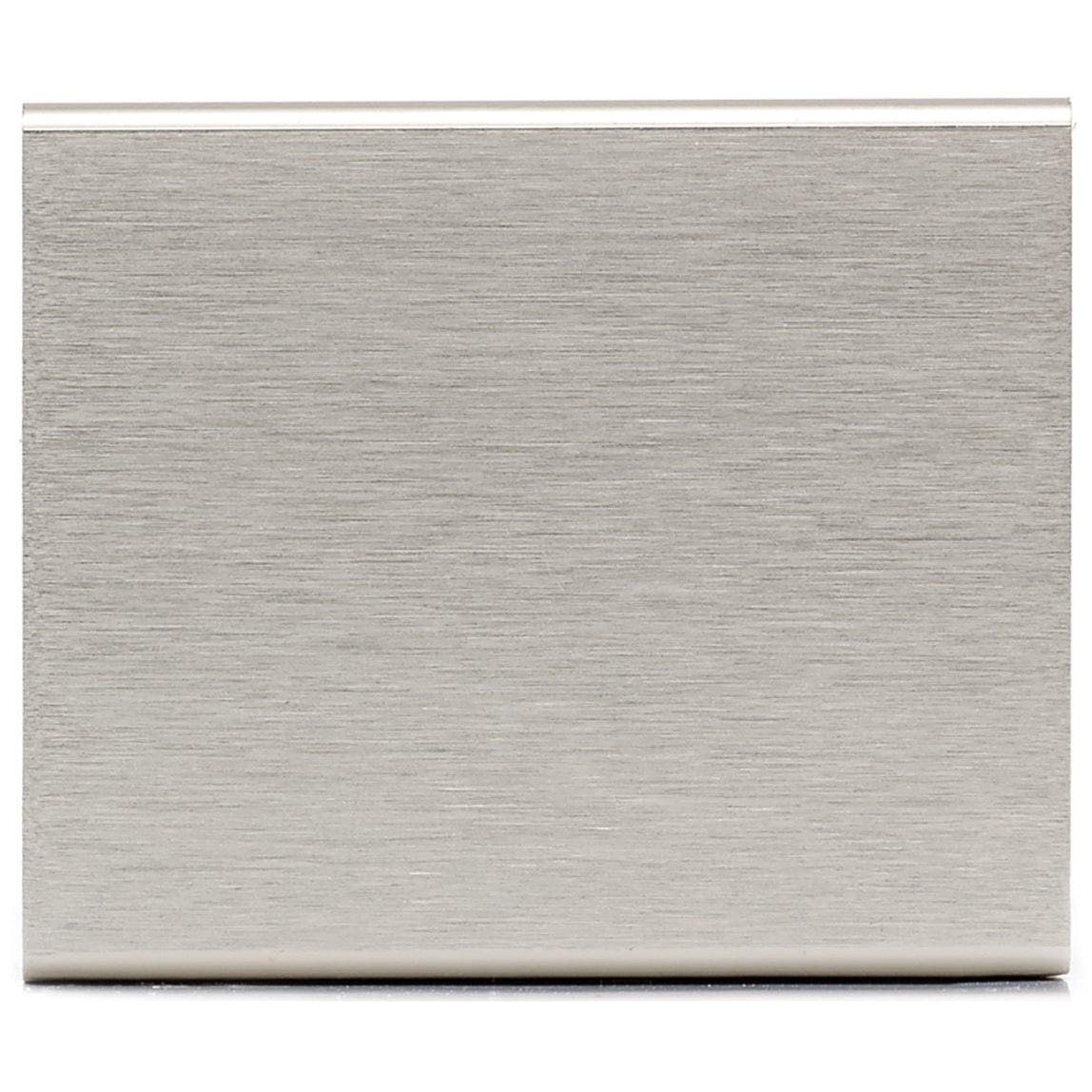 Contemporary Edge Pull, 1-5/16" Center-to-Center, Stainless Steel alt 0