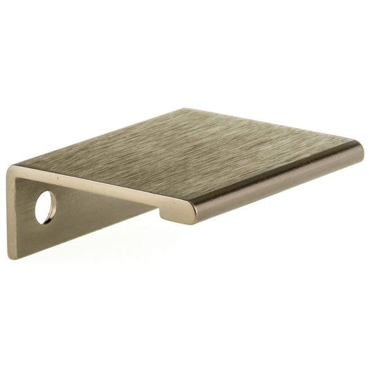 Contemporary Edge Pull, 1-5/16" Center-to-Center, Champagne Bronze alt 0