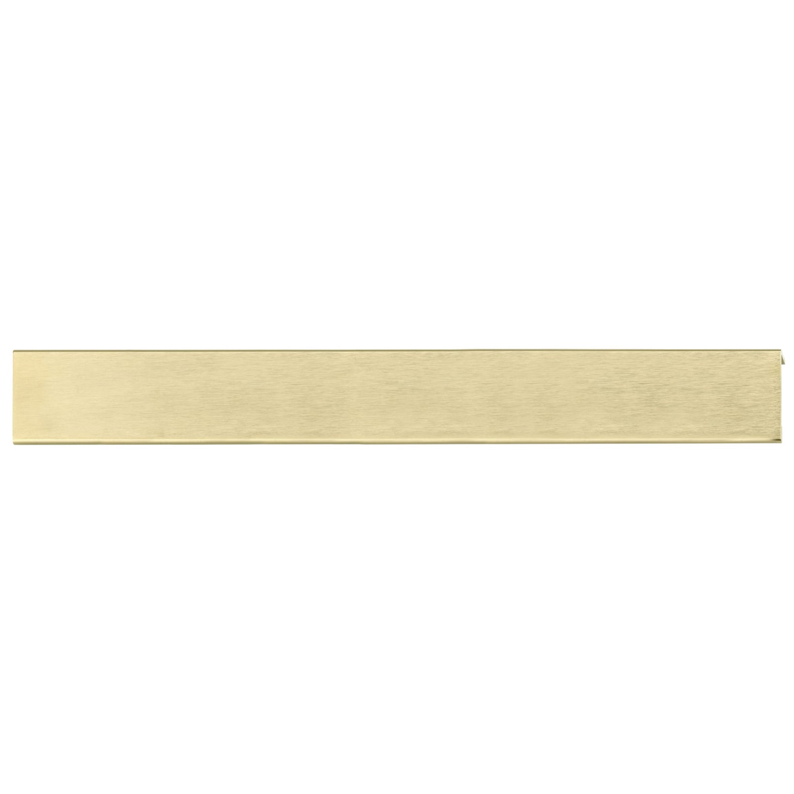 Contemporary Edge Pull, 16-3/8" Center-to-Center, Satin Gold alt 0