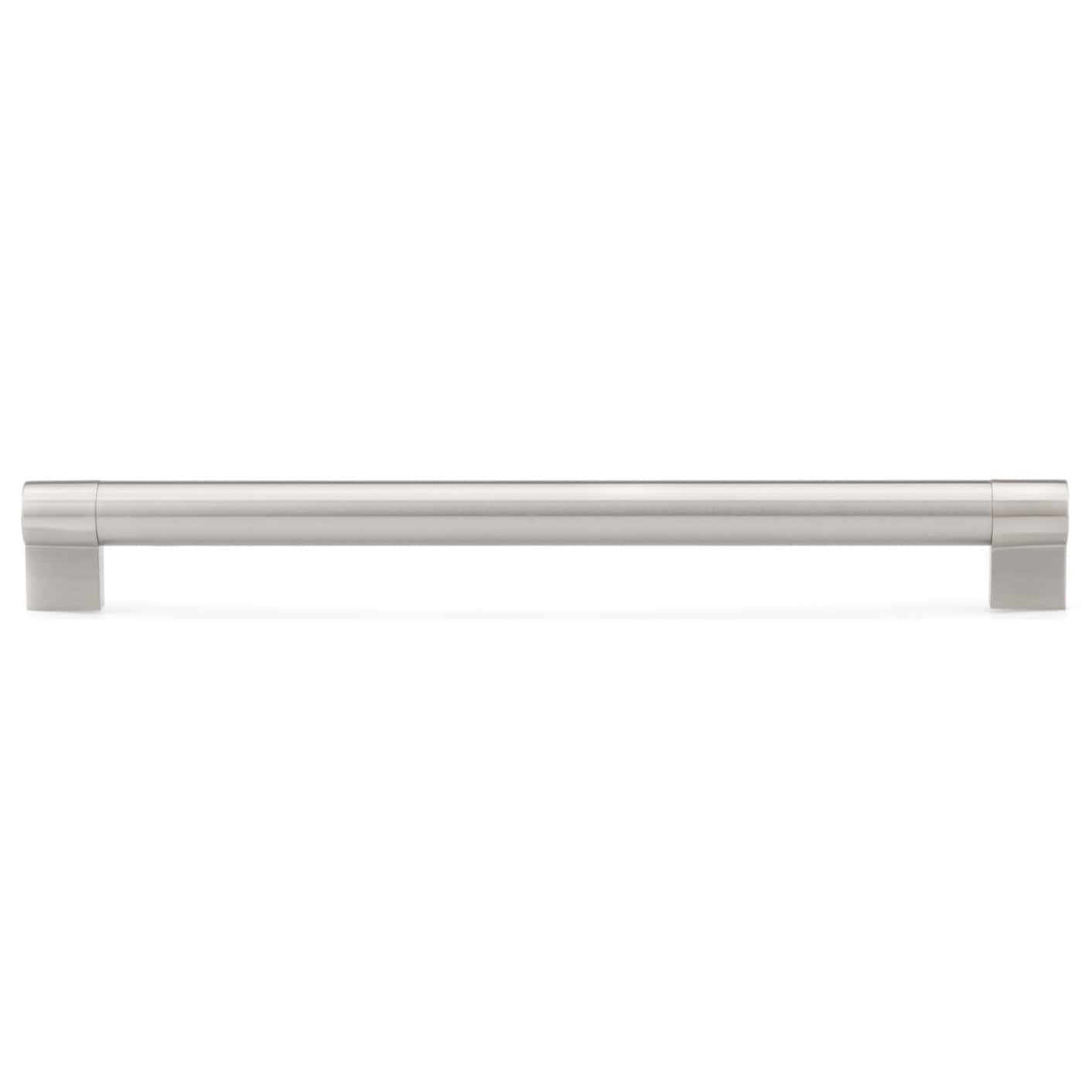 Contemporary Pull, 12-5/8" Center-to-Center, Brushed Nickel alt 0