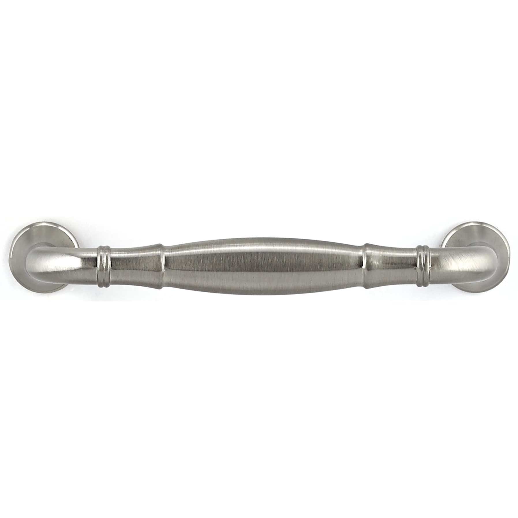 Traditional Pull, 3-3/4" Center-to-Center, Brushed Nickel alt 0