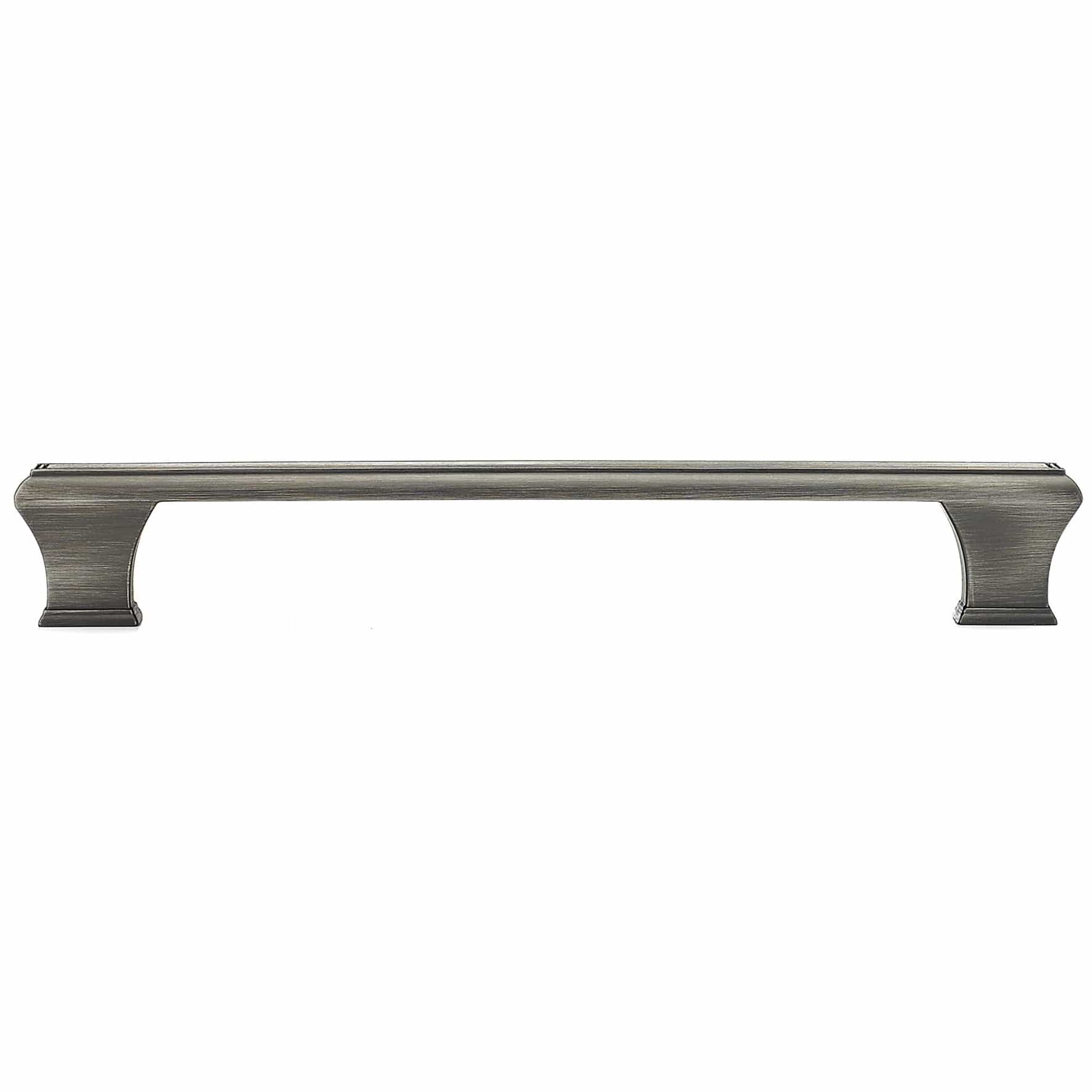 Traditional Pull, 7-9/16" Center-to-Center, Antique Nickel alt 0