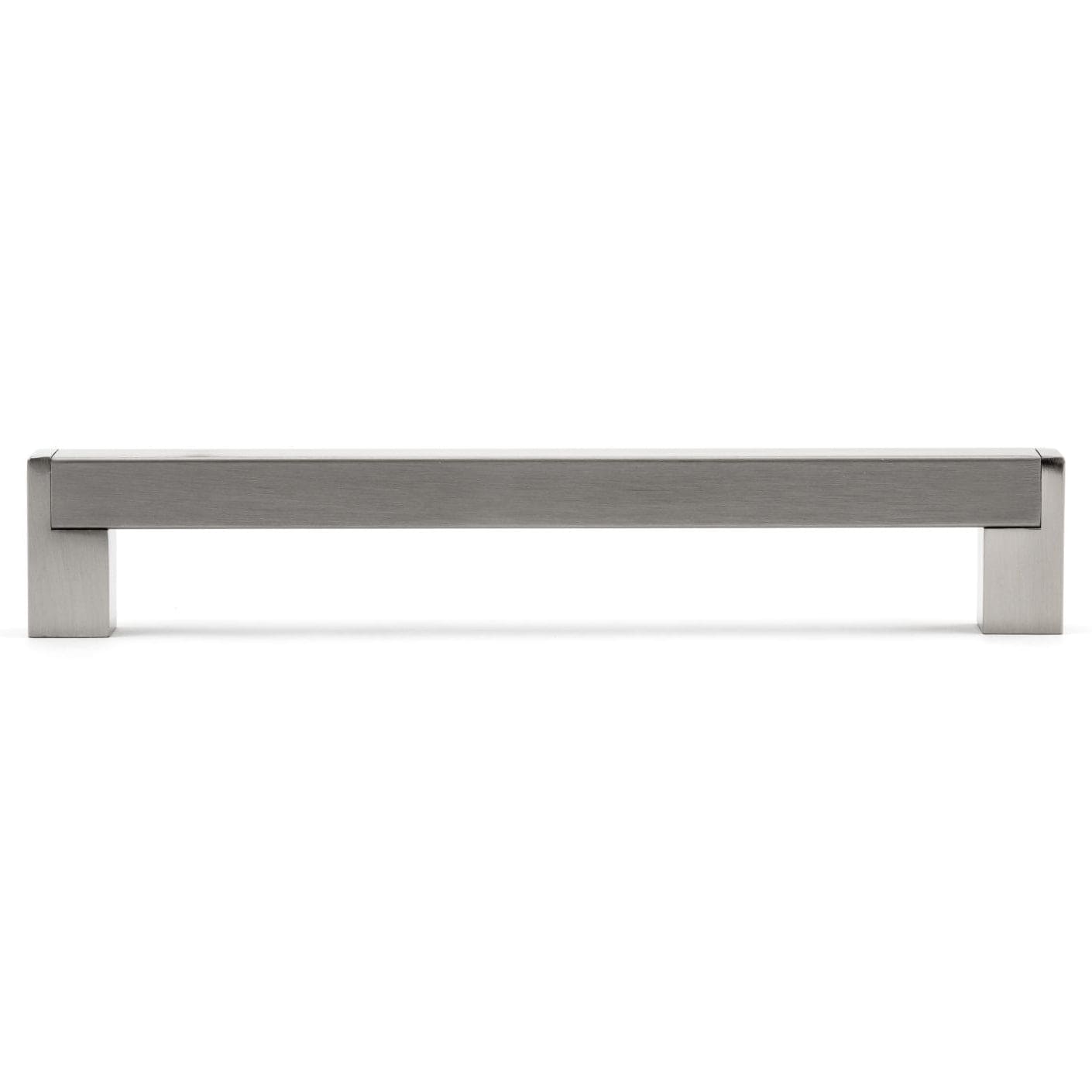Contemporary Pull, 7-9/16" Center-to-Center, Brushed Nickel alt 0