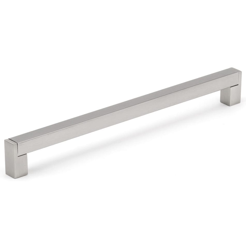 Contemporary Pull, 11-3/8" Center-to-Center, Brushed Nickel alt 0