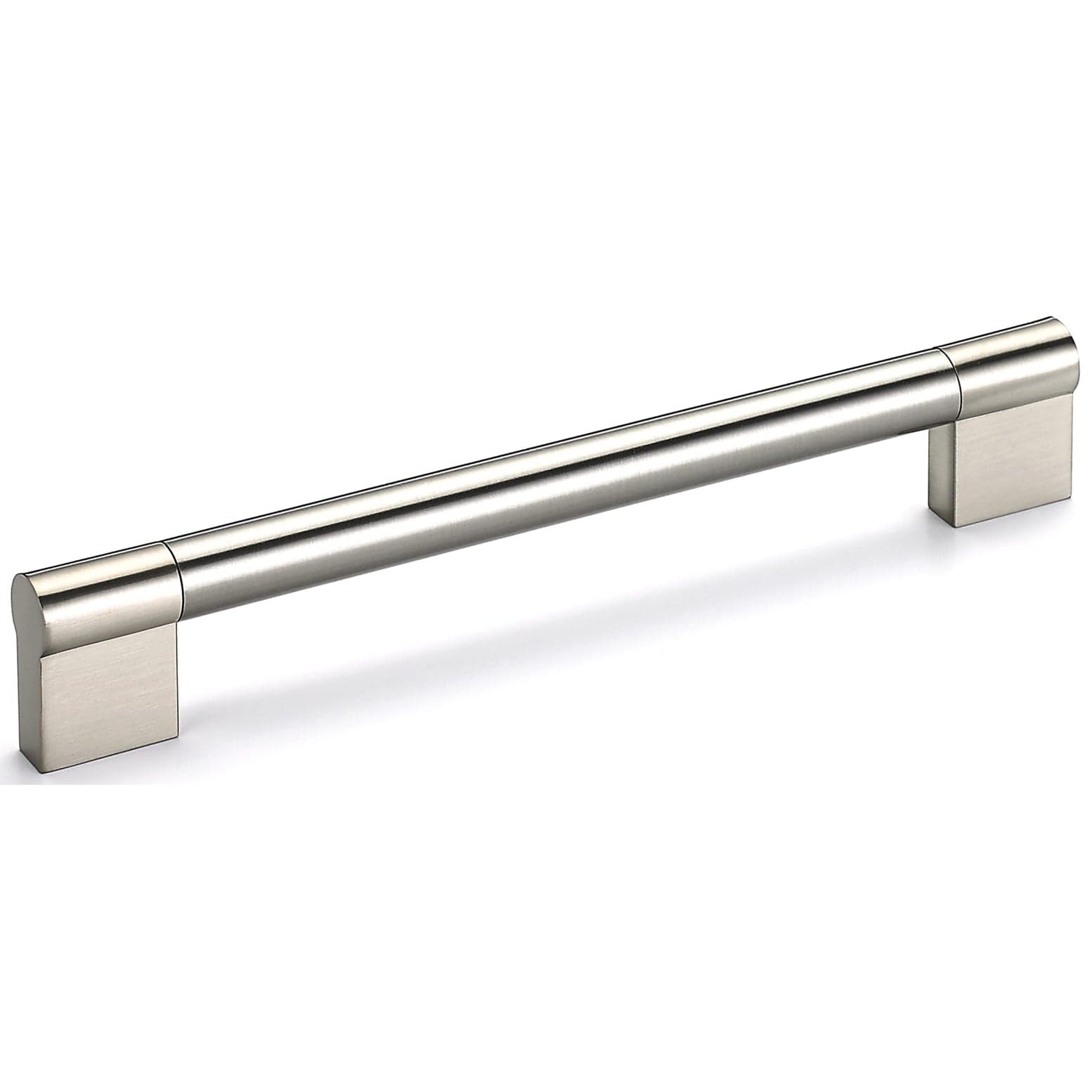 Contemporary Pull, 7-1/16" Center-to-Center, Brushed Nickel alt 0