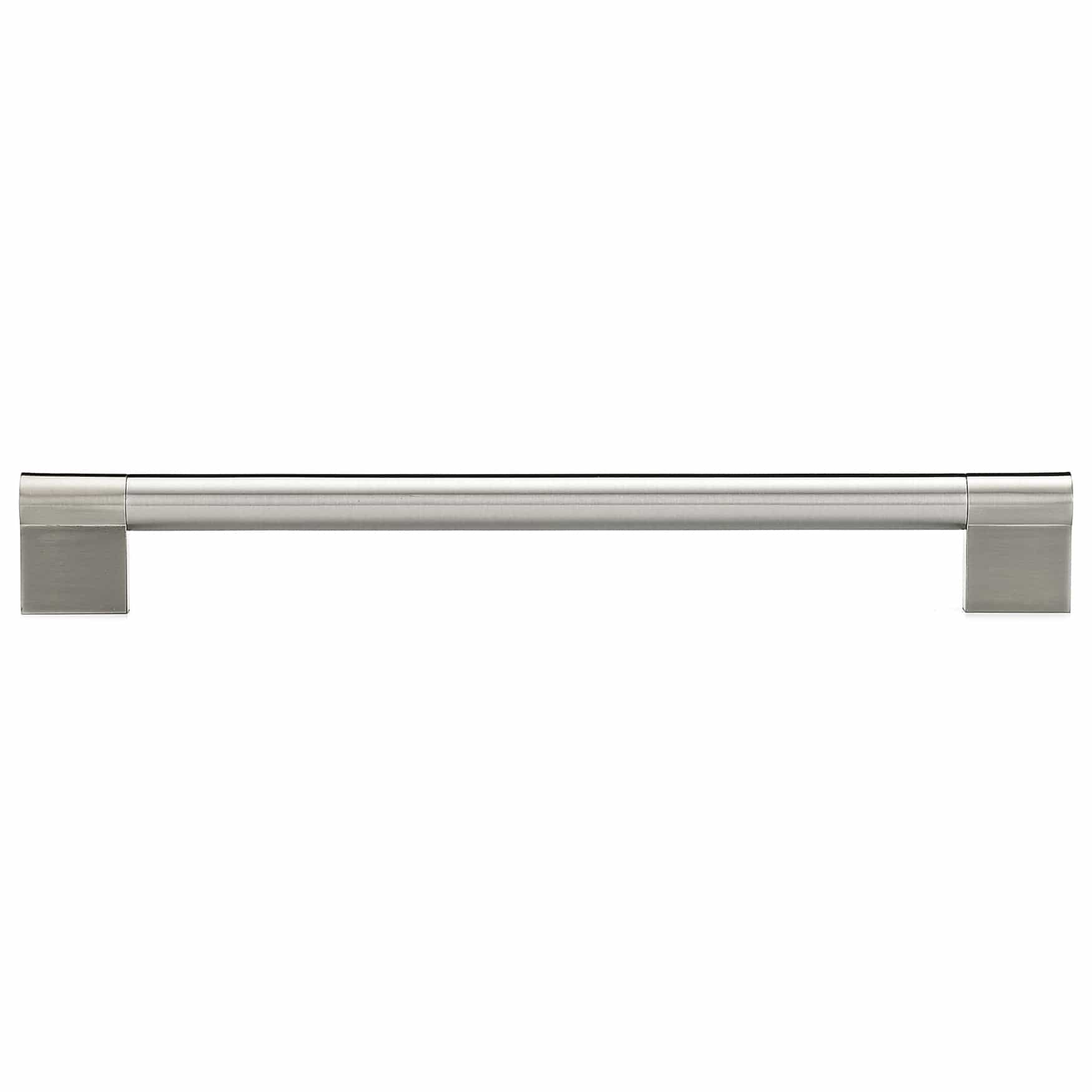 Contemporary Pull, 8-13/16" Center-to-Center, Brushed Nickel alt 0