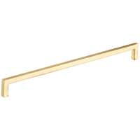 Contemporary Pull, 12-5/8" Center-to-Center, Satin Brass alt 0