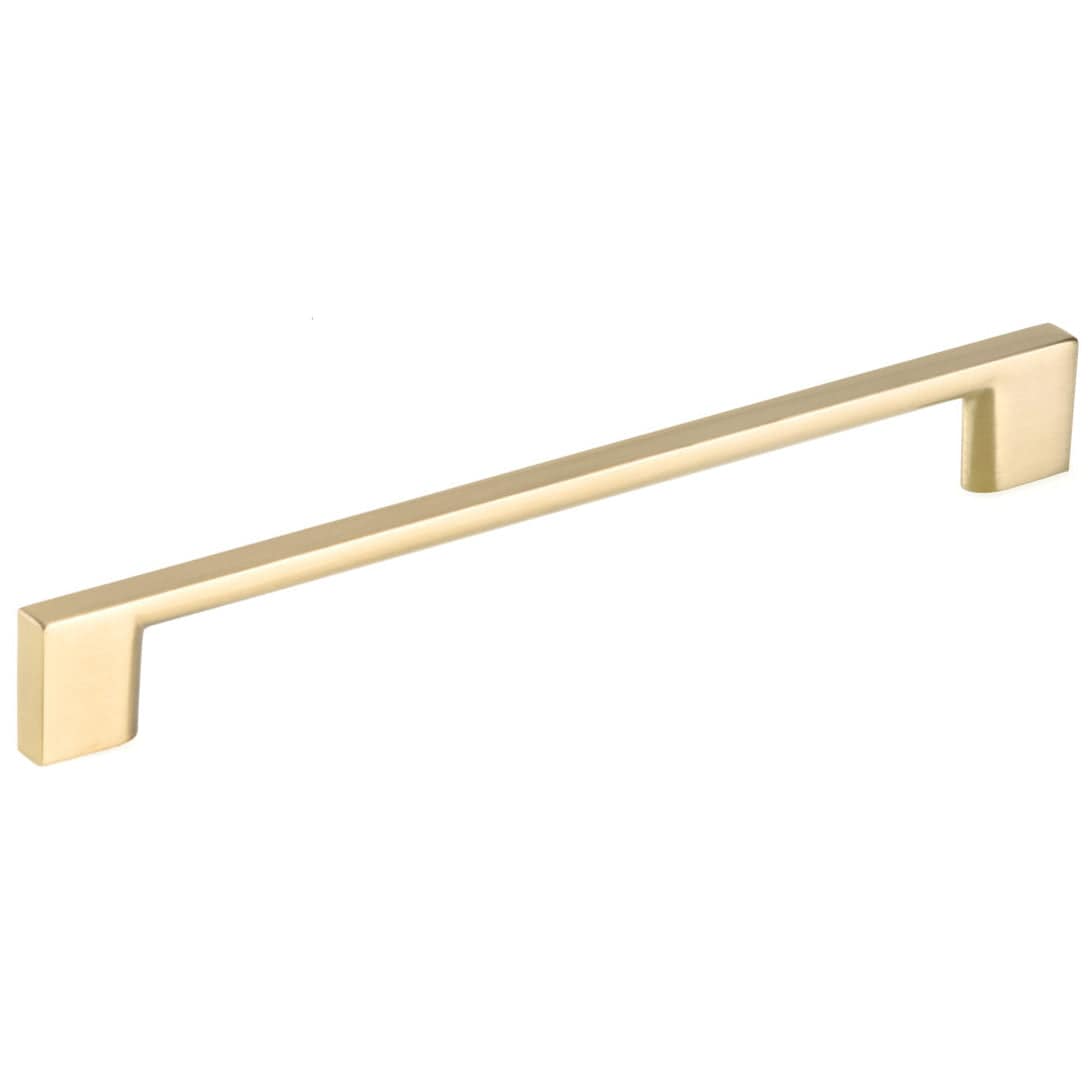 Contemporary Pull, 7-9/16" Center-to-Center, Satin Brass alt 0