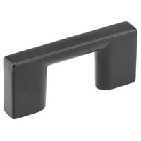 Contemporary Pull, 1-1/4" Center-to-Center, Matte Black alt 0