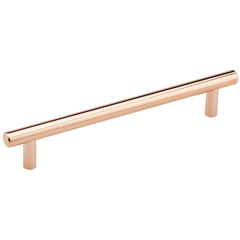 Contemporary Pull, 7-9/16" Center-to-Center, Polished Copper alt 0