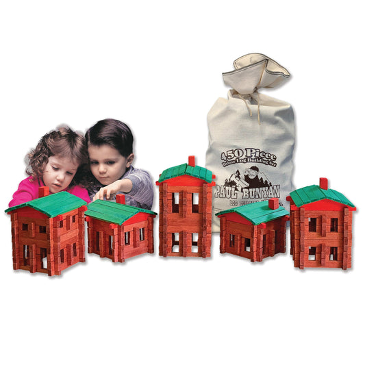 Paul Bunyan Deluxe Building Set, 450 pc set alt 0