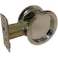 2-7/16" (62 mm) Pocket Door Pull Round Chrome Passage alt 0