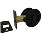 2-7/16" (62 mm) Pocket Door Pull Round Oil-Rubbed Bronze Privacy alt 0