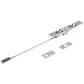 Flush Bolt for Metal Doors with 12" Extension Chrome alt 0