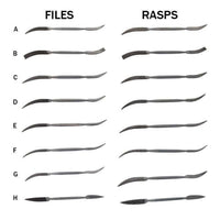 Riffler Files & Rasps, Complete Set of 16 - Best Value alt 0