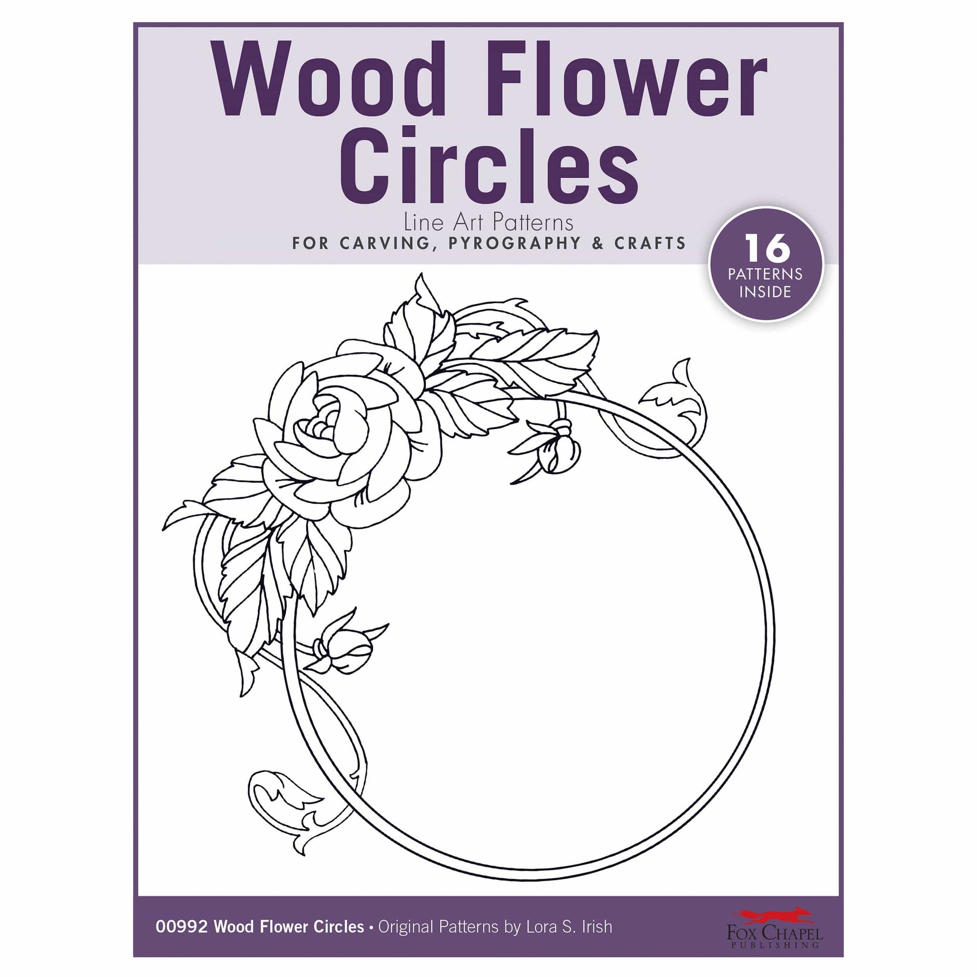Wood Flower Circles Pattern Pack By Lora S. Irish alt 0