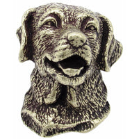Golden Retriever Knob Brass Oxide alt 0